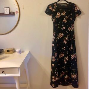 Zara Floral Button Down Dress